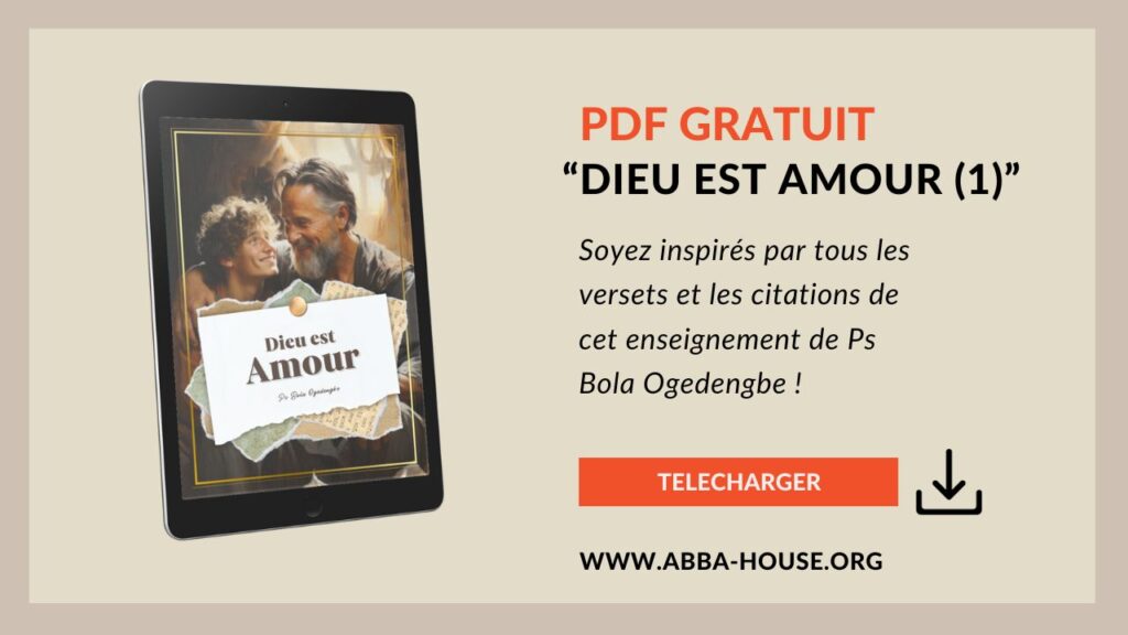 PDF gratuit "Dieu est amour"